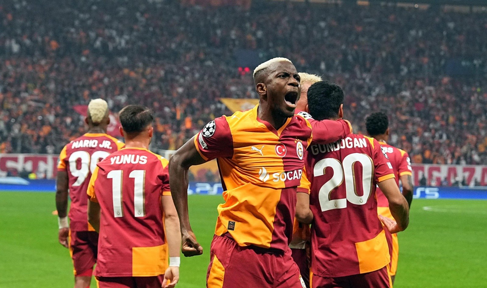 Osimhen becomes first Nigerian to score 10 UCL goals as Galatasaray beat Liverpool